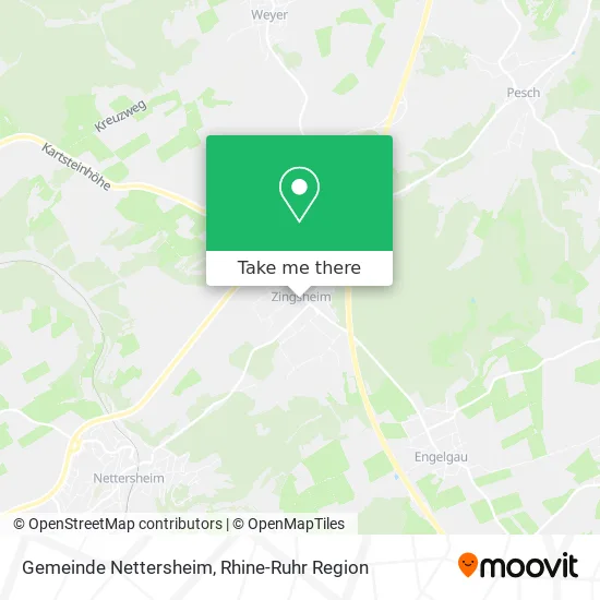 Карта Gemeinde Nettersheim