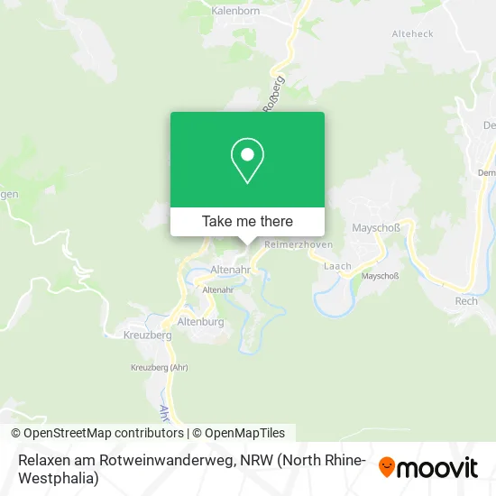 Карта Relaxen am Rotweinwanderweg