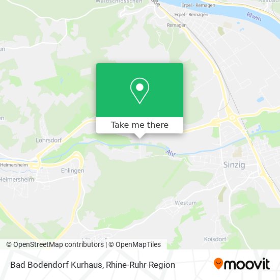 Bad Bodendorf Kurhaus map