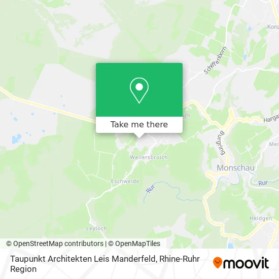 Taupunkt Architekten Leis Manderfeld map