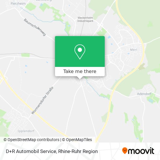 D+R Automobil Service map