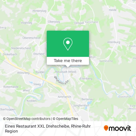 Eines Restaurant XXL Drehscheibe map