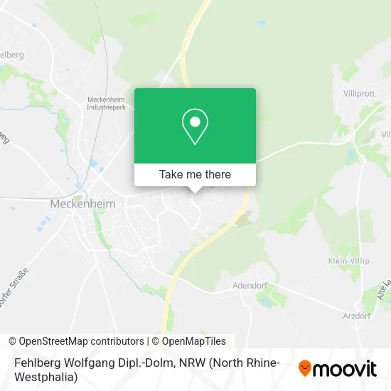 Карта Fehlberg Wolfgang Dipl.-Dolm