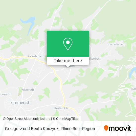 Grzegorz und Beata Koszycki map