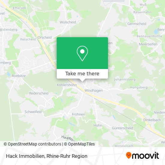Hack Immobilien map