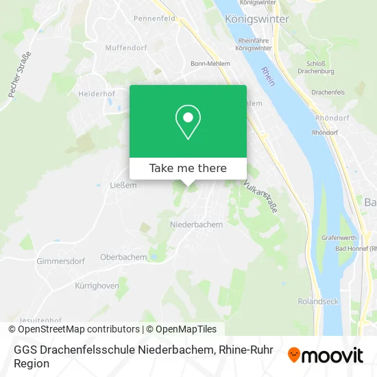 Карта GGS Drachenfelsschule Niederbachem