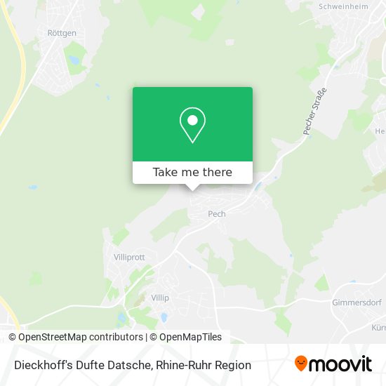 Dieckhoff's Dufte Datsche map