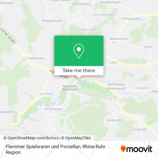 Flemmer Spielwaren und Porzellan map
