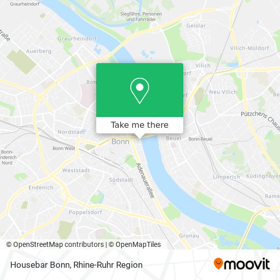 Housebar Bonn map