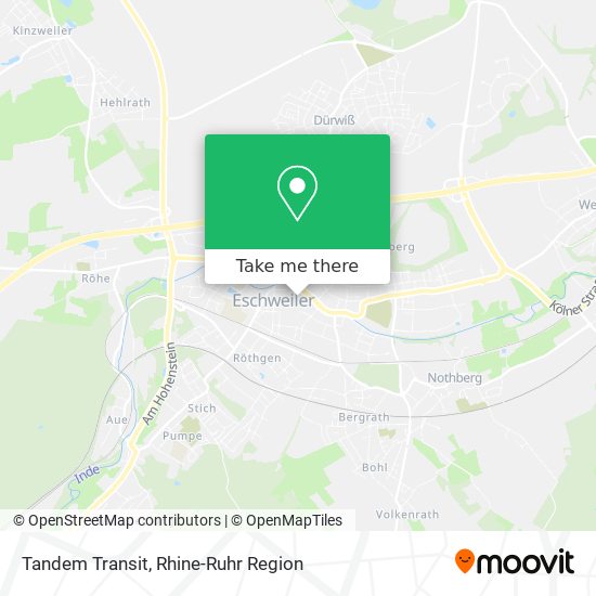 Tandem Transit map
