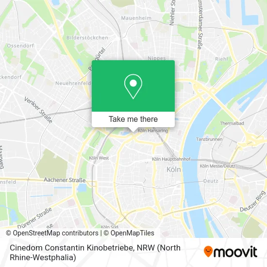 Карта Cinedom Constantin Kinobetriebe