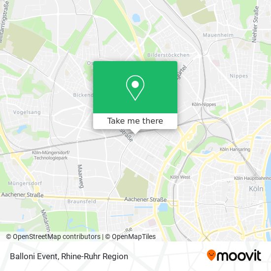 Balloni Event map
