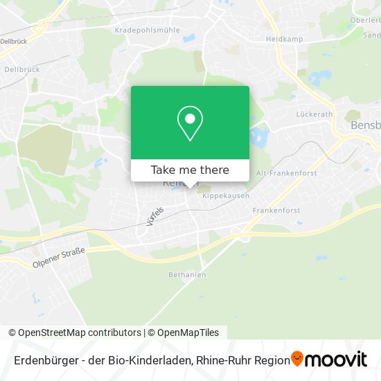 Erdenbürger - der Bio-Kinderladen map