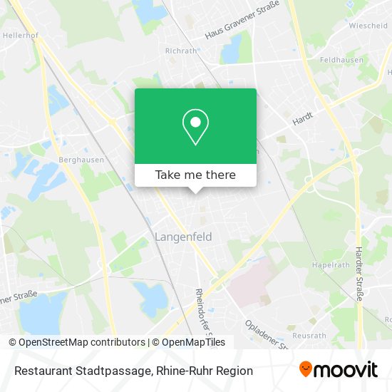 Restaurant Stadtpassage map