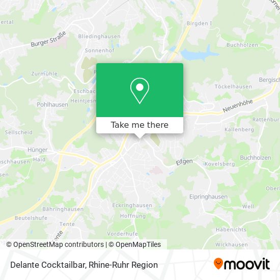 Delante Cocktailbar map