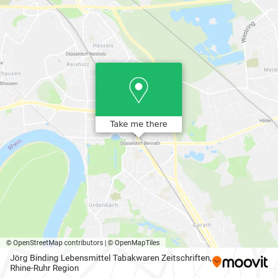 Карта Jörg Binding Lebensmittel Tabakwaren Zeitschriften