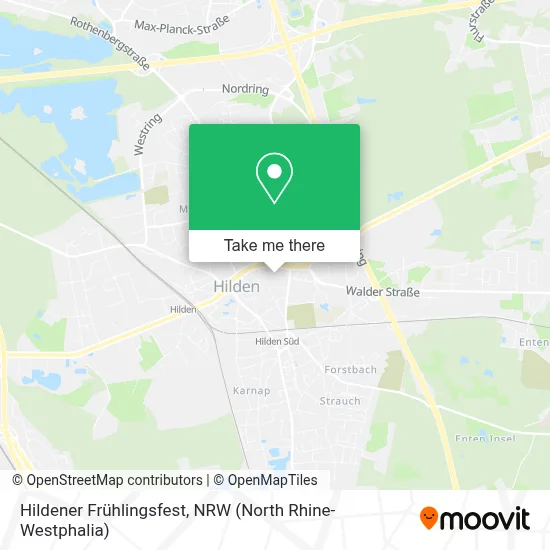 Hildener Frühlingsfest map