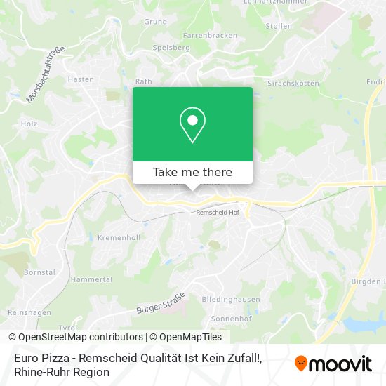 Euro Pizza - Remscheid Qualität Ist Kein Zufall! map