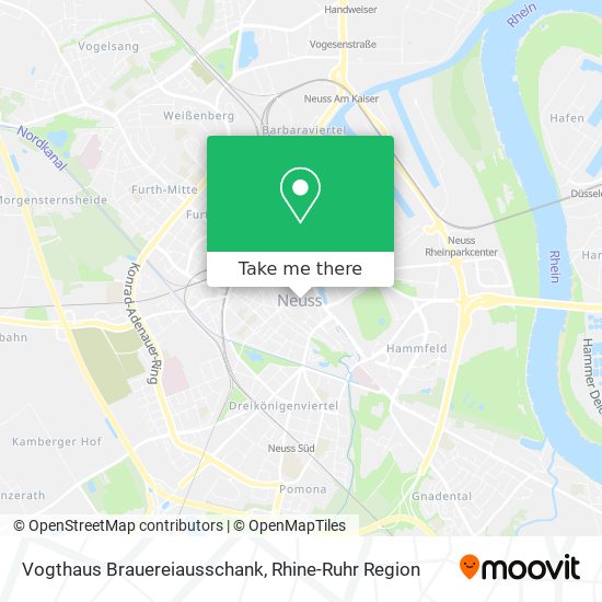 Vogthaus Brauereiausschank map
