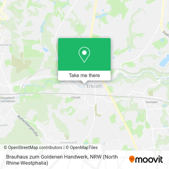 Brauhaus zum Goldenen Handwerk map