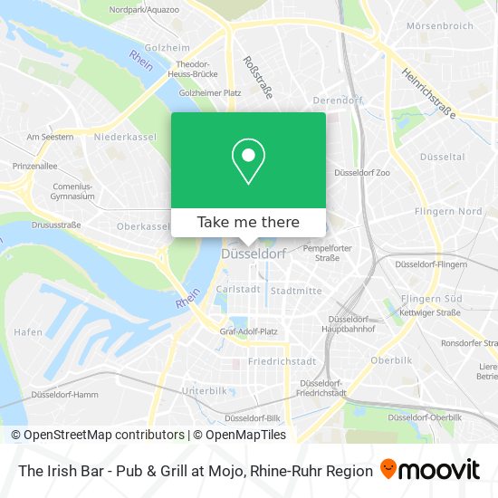 The Irish Bar - Pub & Grill at Mojo map