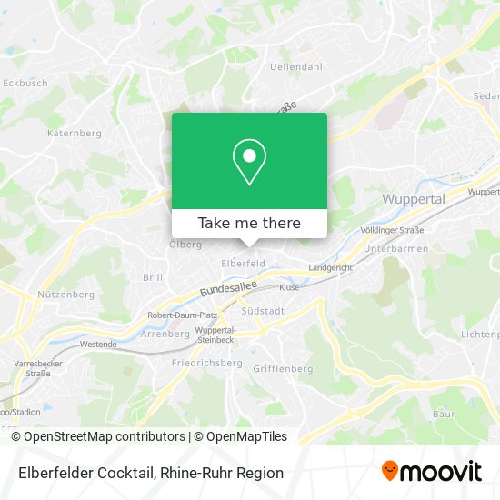 Elberfelder Cocktail map