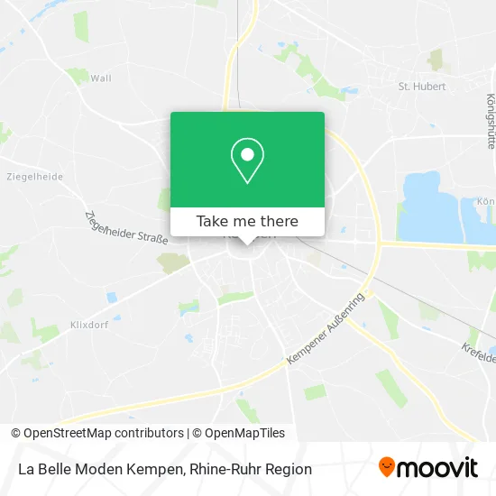 Карта La Belle Moden Kempen