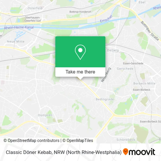 Карта Classic Döner Kebab