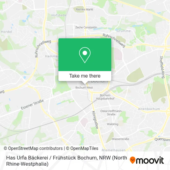 Карта Has Urfa Bäckerei / Frühstück Bochum