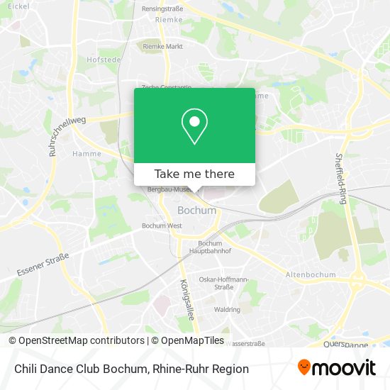 Chili Dance Club Bochum map
