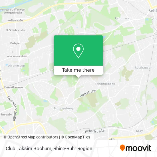 Карта Club Taksim Bochum