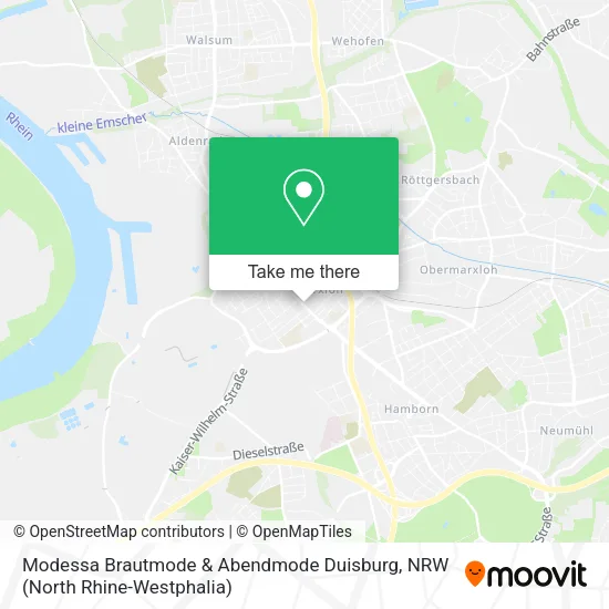 Карта Modessa Brautmode & Abendmode Duisburg