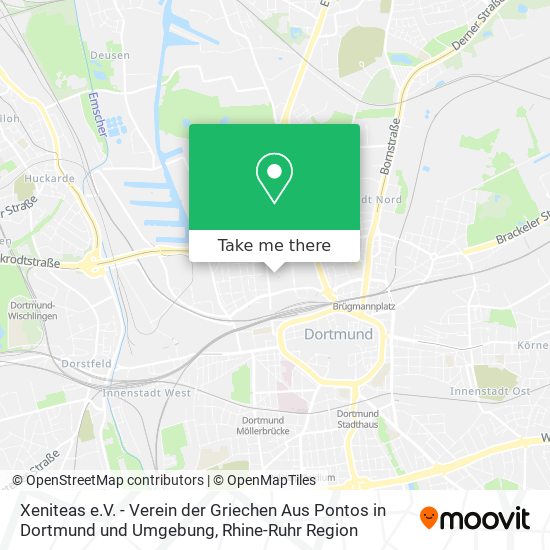 Xeniteas e.V. - Verein der Griechen Aus Pontos in Dortmund und Umgebung map