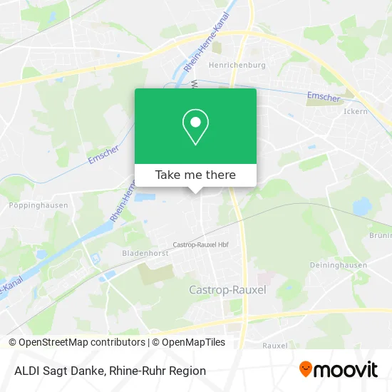 Карта ALDI Sagt Danke