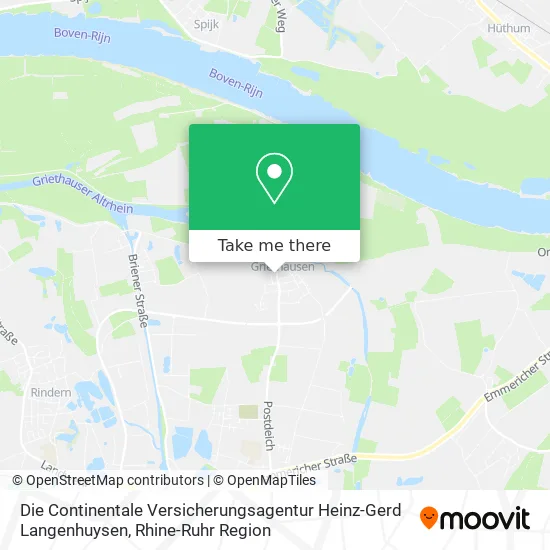Карта Die Continentale Versicherungsagentur Heinz-Gerd Langenhuysen
