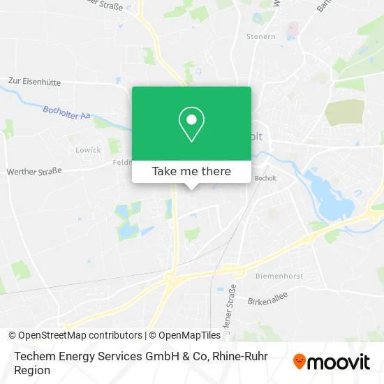 Techem Energy Services GmbH & Co map