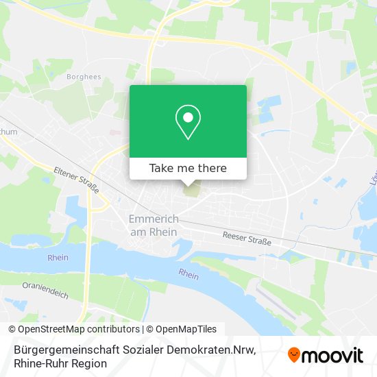 Bürgergemeinschaft Sozialer Demokraten.Nrw map