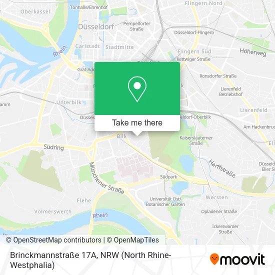 Карта Brinckmannstraße 17A
