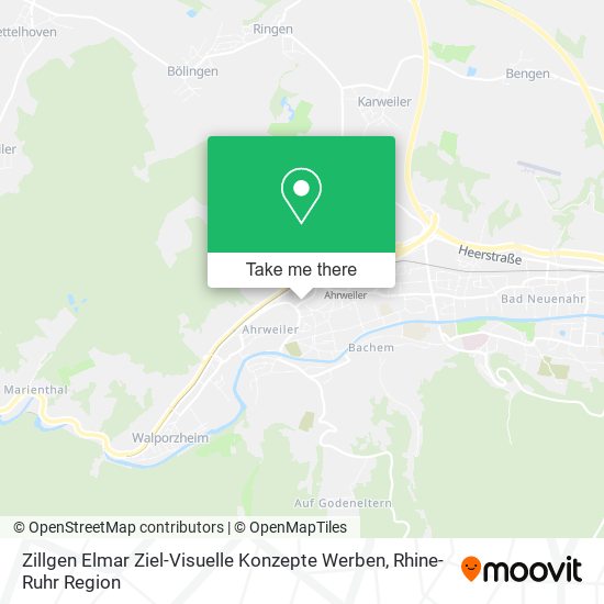 Zillgen Elmar Ziel-Visuelle Konzepte Werben map