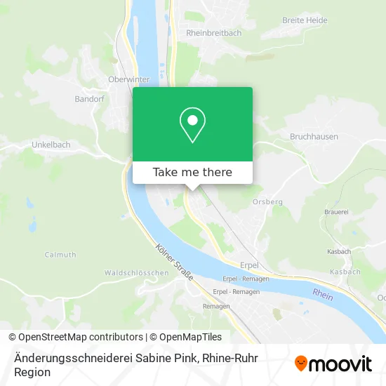 Карта Änderungsschneiderei Sabine Pink