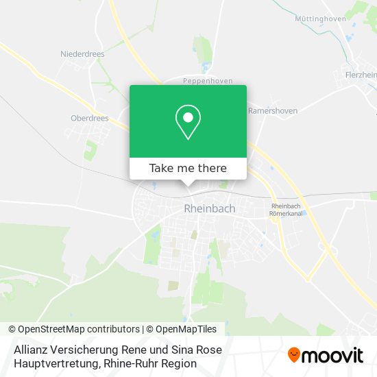 Allianz Versicherung Rene und Sina Rose Hauptvertretung map
