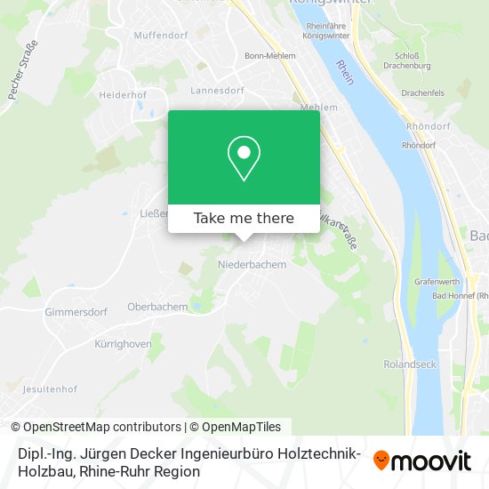 Dipl.-Ing. Jürgen Decker Ingenieurbüro Holztechnik-Holzbau map