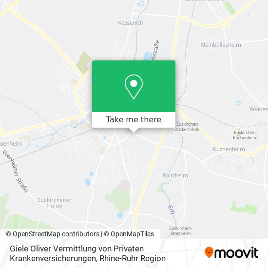 Giele Oliver Vermittlung von Privaten Krankenversicherungen map