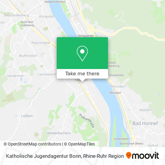 Katholische Jugendagentur Bonn map