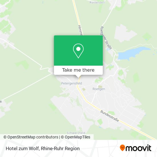 Hotel zum Wolf map