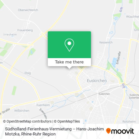 Südholland-Ferienhaus-Vermietung -- Hans-Joachim Motzka map