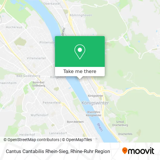 Карта Cantus Cantabilis Rhein-Sieg