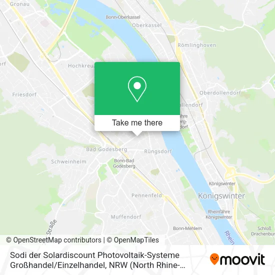 Карта Sodi der Solardiscount Photovoltaik-Systeme Großhandel / Einzelhandel