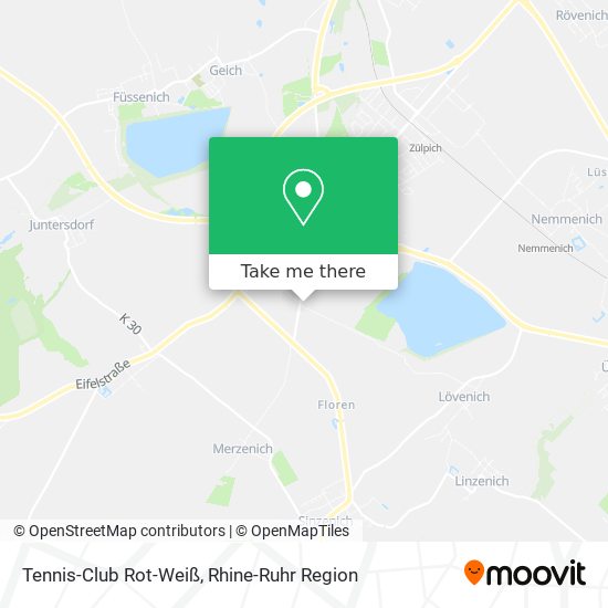 Tennis-Club Rot-Weiß map