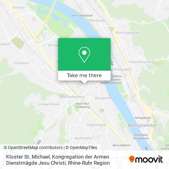 Kloster St. Michael, Kongregation der Armen Dienstmägde Jesu Christi map